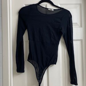 Black Long Sleeve Bodysuit